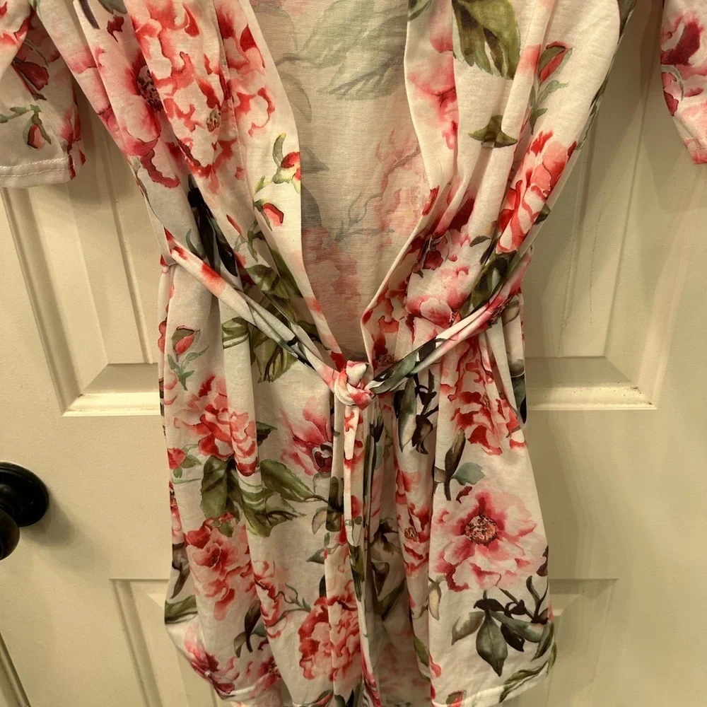 Show Me Your Mumu Brie Robe Garden of Blooms Floral One Size O/S